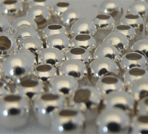 Silver beads