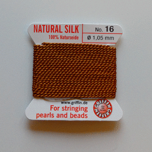 Silk beads - Copper